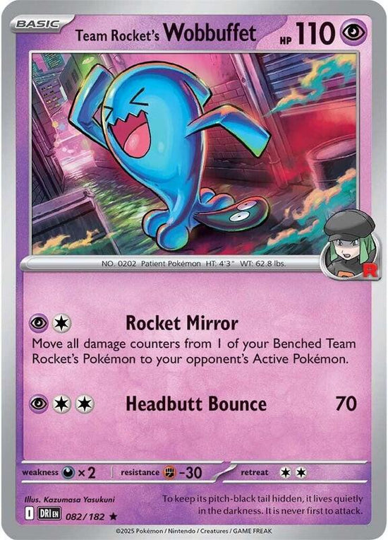 [DRI] Team Rocket's Wobbuffet 082/182 - Holo