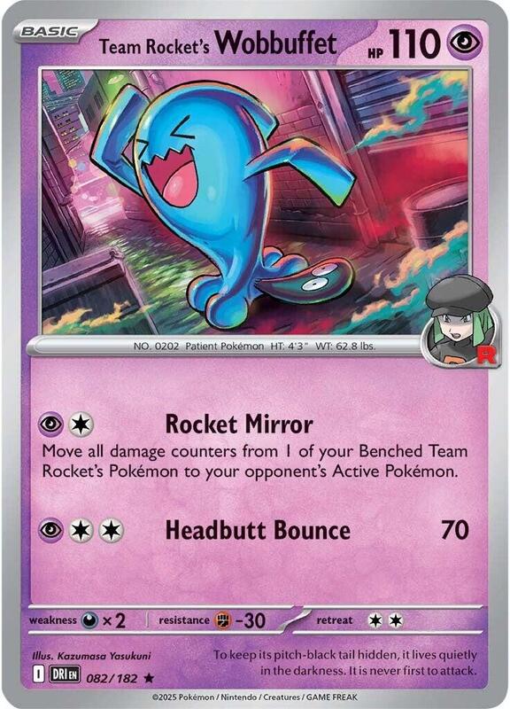 [DRI] Team Rocket's Wobbuffet 082/182 - Holo
