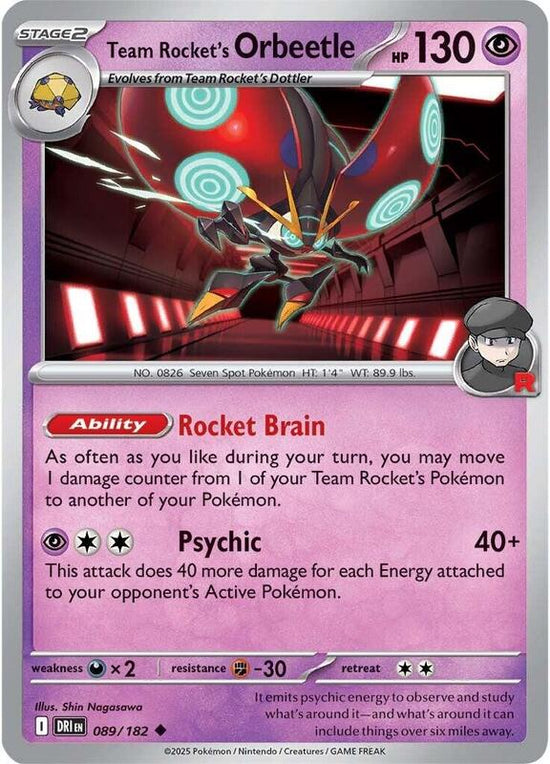 [DRI] Team Rocket's Orbeetle 089/182