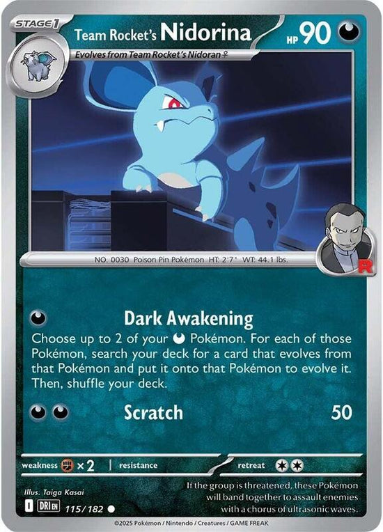 [DRI] Team Rocket's Nidorina 115/182