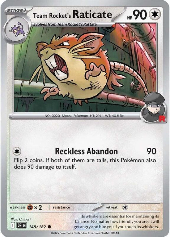 [DRI] Team Rocket's Raticate 148/182