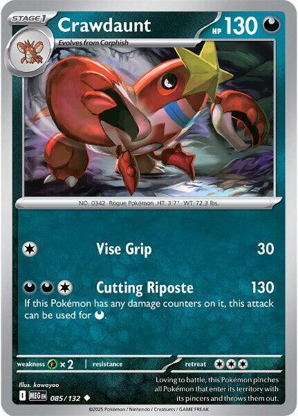 [MEG] Crawdaunt 085/132 - Reverse Holo