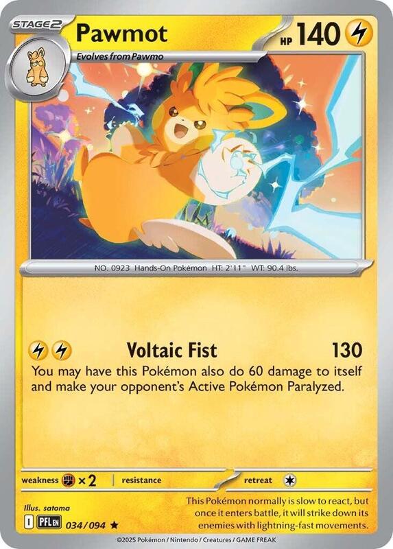 [PFL] Pawmot 034/094 - Reverse Holo