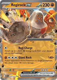 [ASC] Regirock EX 107/217 - Holo
