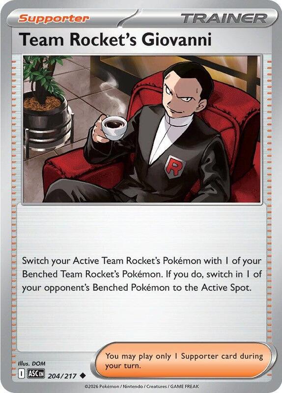 [ASC] Team Rocket's Giovanni 204/217