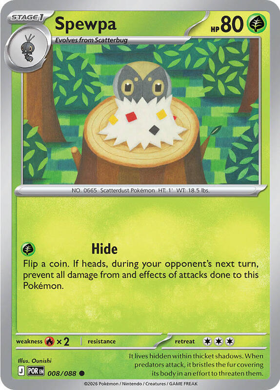 [POR] Spewpa 008/088 - Reverse Holo