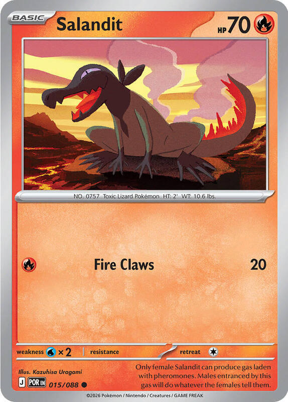 [POR] Salandit 015/088 - Reverse Holo
