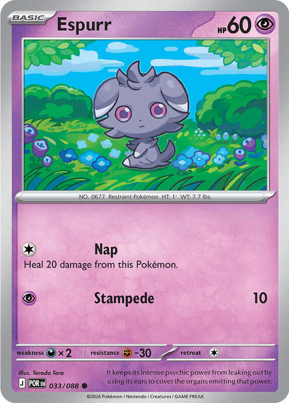 [POR] Espurr 033/088 - Reverse Holo