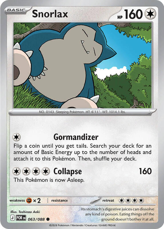 [POR] Snorlax 063/088