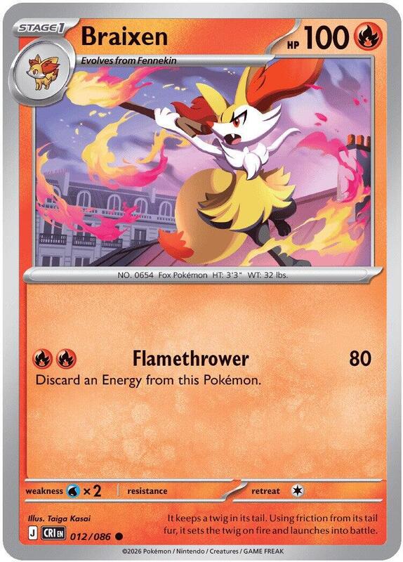 [CR] Braixen 012/086