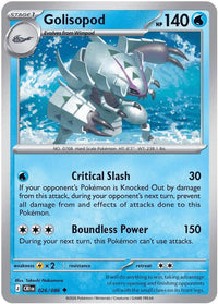 [CR] Golisopod 026/086 - Reverse Holo
