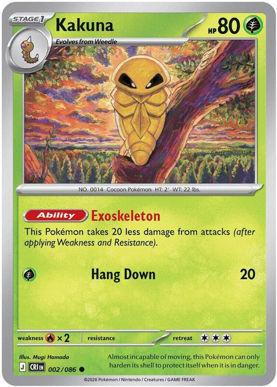 [CR] Kakuna 002/086 - Reverse Holo