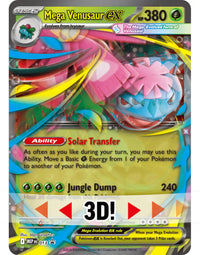 Pokémon - Trading Card Game: Mega Venusaur ex Premium Collection — back view