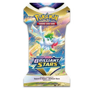 Pokemon Sword & Shield Brilliant Stars Booster Packs (10 Cards) — back view
