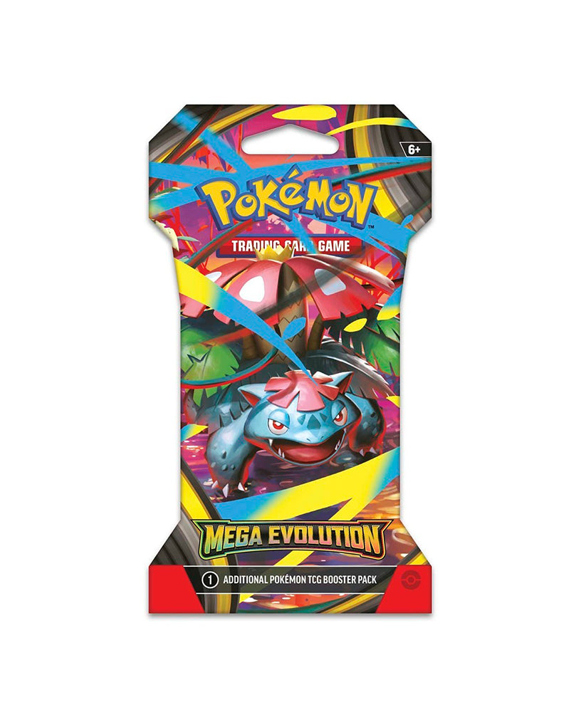 Pokemon ME1 Mega Evolution Booster Packs — back view