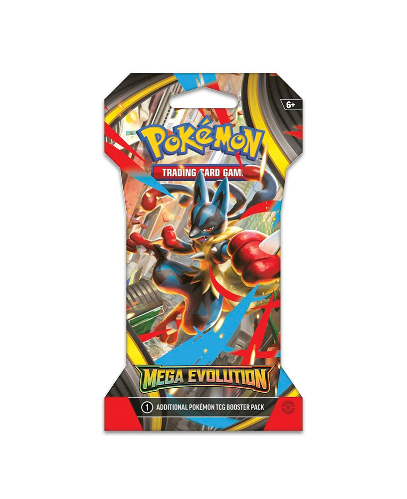 Pokemon ME1 Mega Evolution Booster Packs — back view