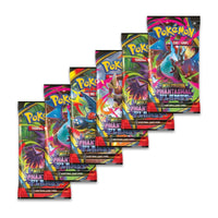 Pokémon TCG: Mega Evolution-Phantasmal Flames Booster Bundle (6 Packs) — back view