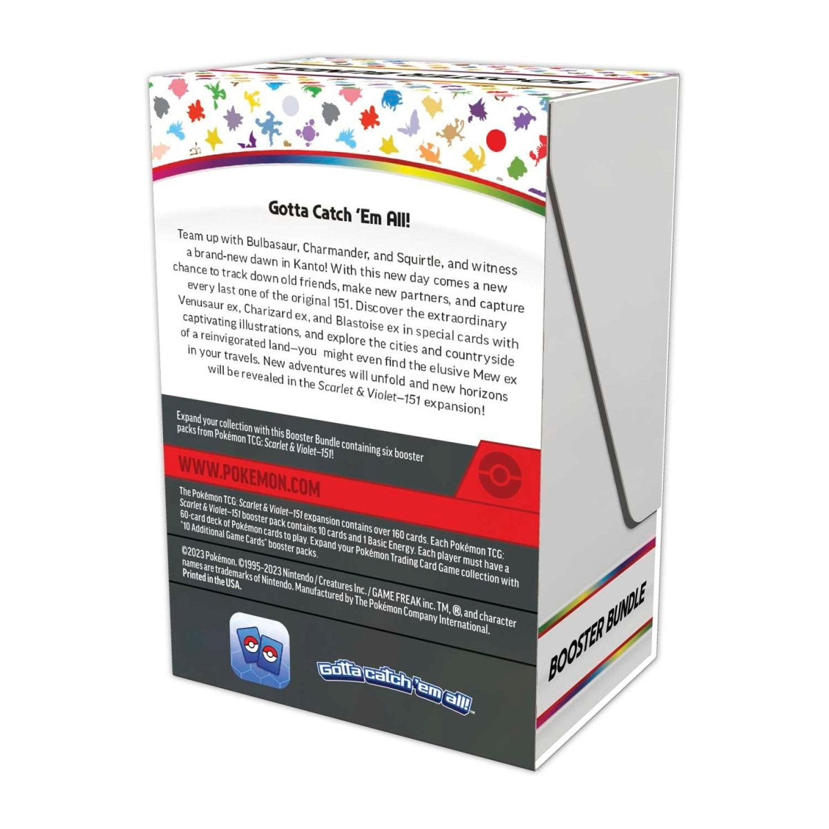 Pokémon TCG: Scarlet & Violet-151 Booster Bundle — back view