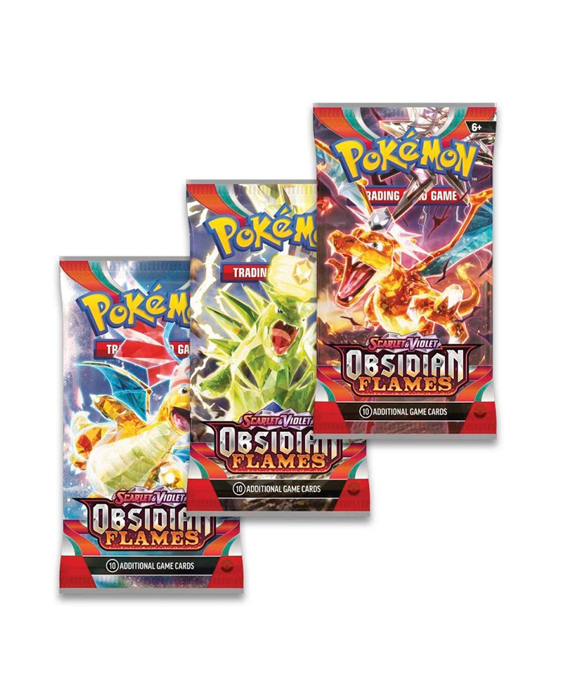 Obsidian Flames 3 Pack Blister [Eevee] - SV03: Obsidian Flames (OBF)