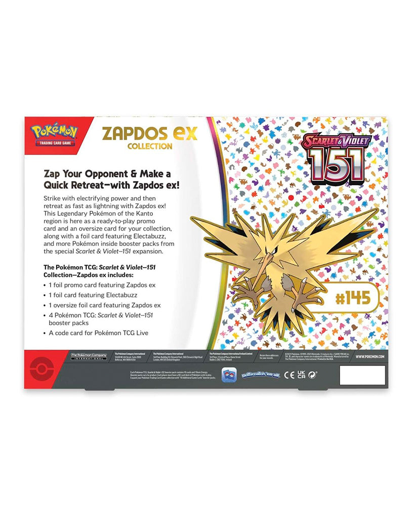 Scarlet & Violet-151 Collection (Zapdos ex)