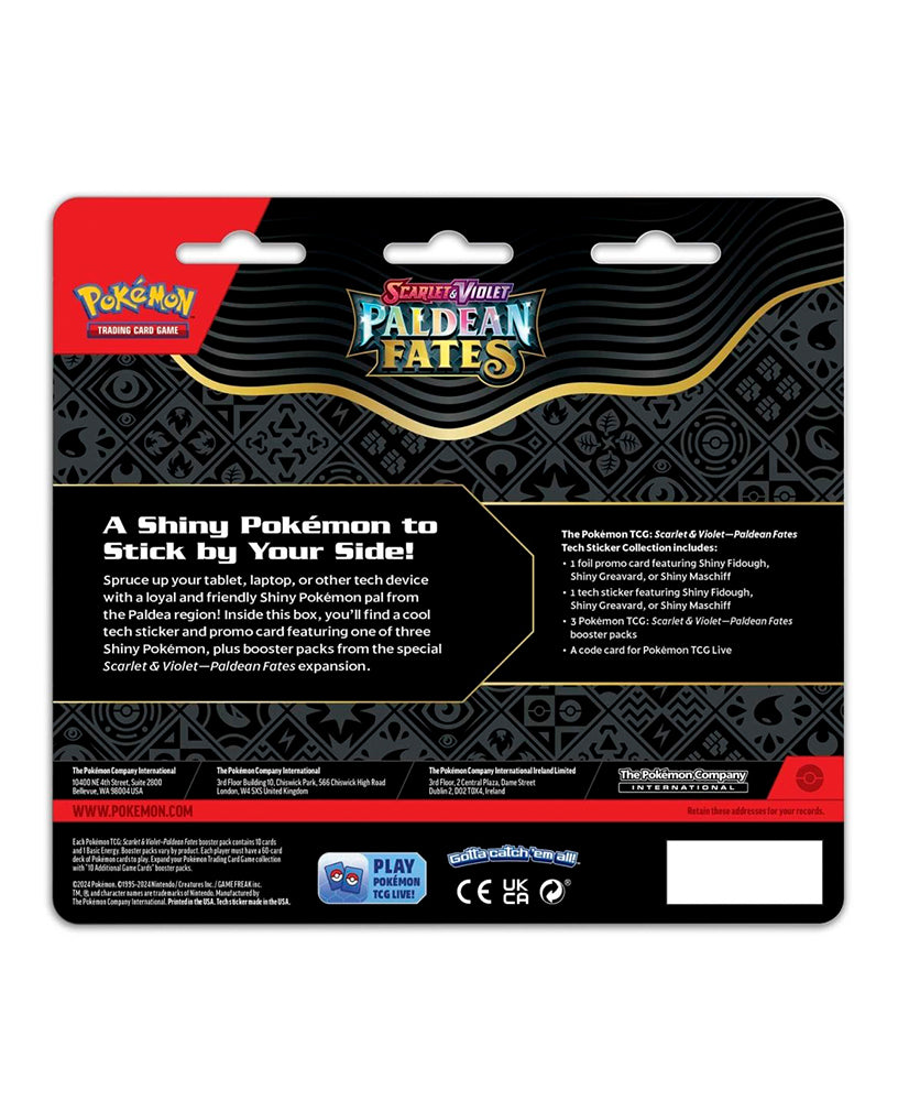 Paldean Fates Tech Sticker Collection [Maschiff] - SV: Paldean Fates (PAF)