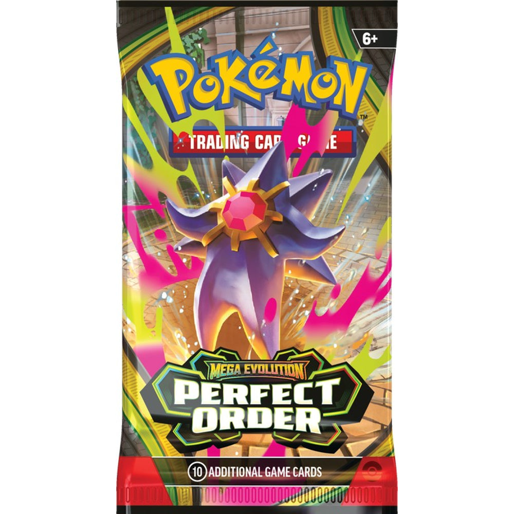 Pokemon TCG: Mega Evolution - Perfect Order Booster (Pack Art Varies) — back view