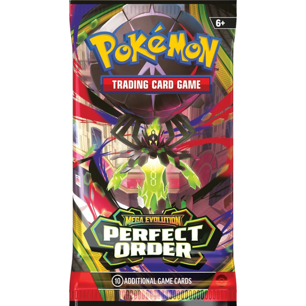 Pokemon TCG: Mega Evolution - Perfect Order Booster (Pack Art Varies) — back view