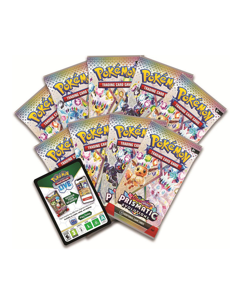 Pokémon TCG: Scarlet & Violet-Prismatic Evolutions Pokémon Center Elite Trainer Box