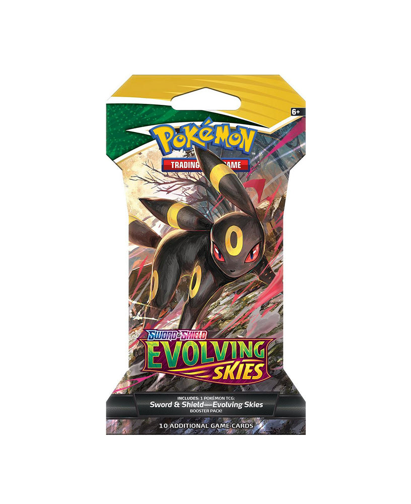 Evolving Skies Booster Pack — back view