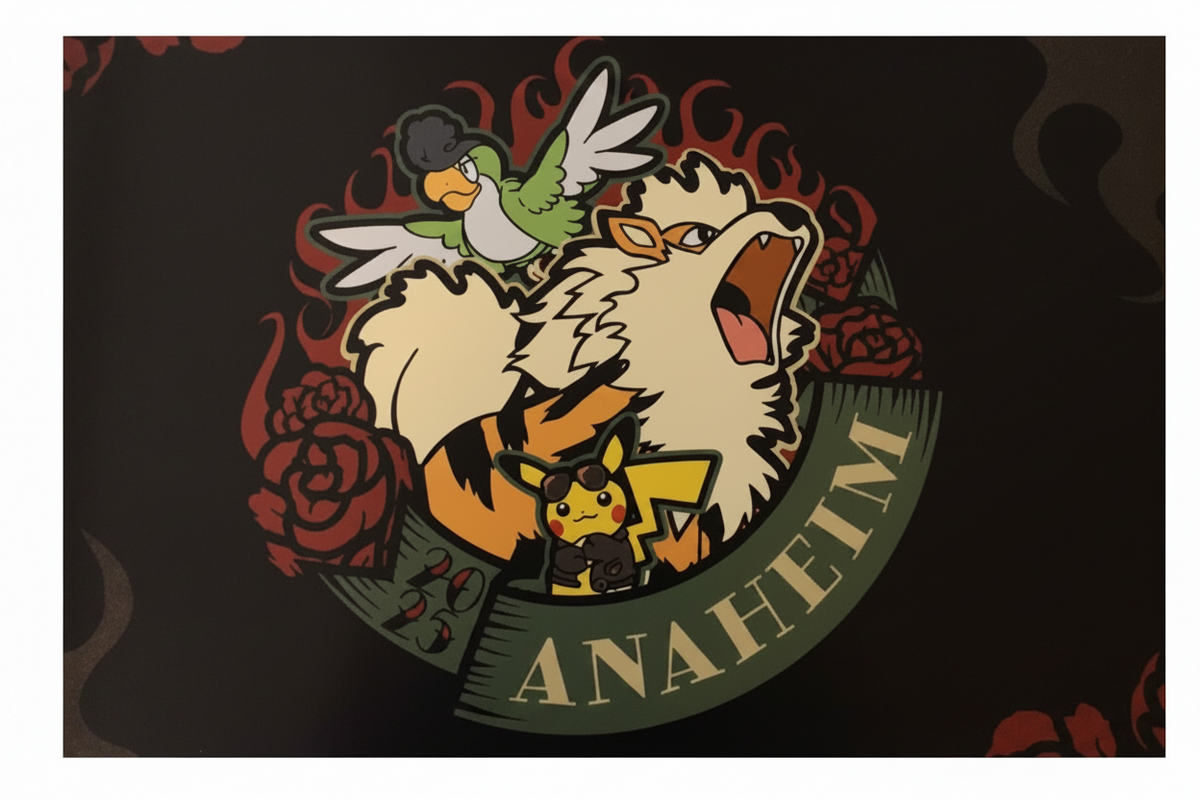 New Arcanine Playmat, (2025 Pokemon - World Championships Anaheim)