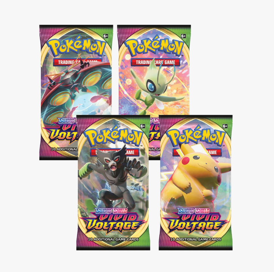 Vivid Voltage Booster Pack - SWSH04: Vivid Voltage (10 Cards)