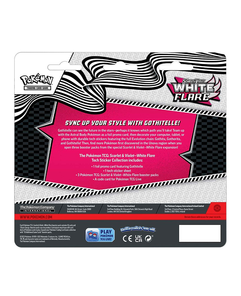 White Flare Tech Sticker Collection - SV: White Flare (WHT)