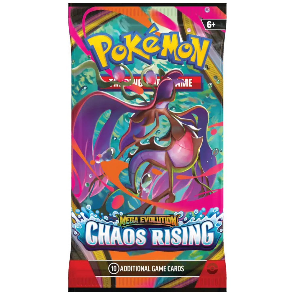 Pokémon TCG Mega Evolution Chaos Rising Booster Pack
