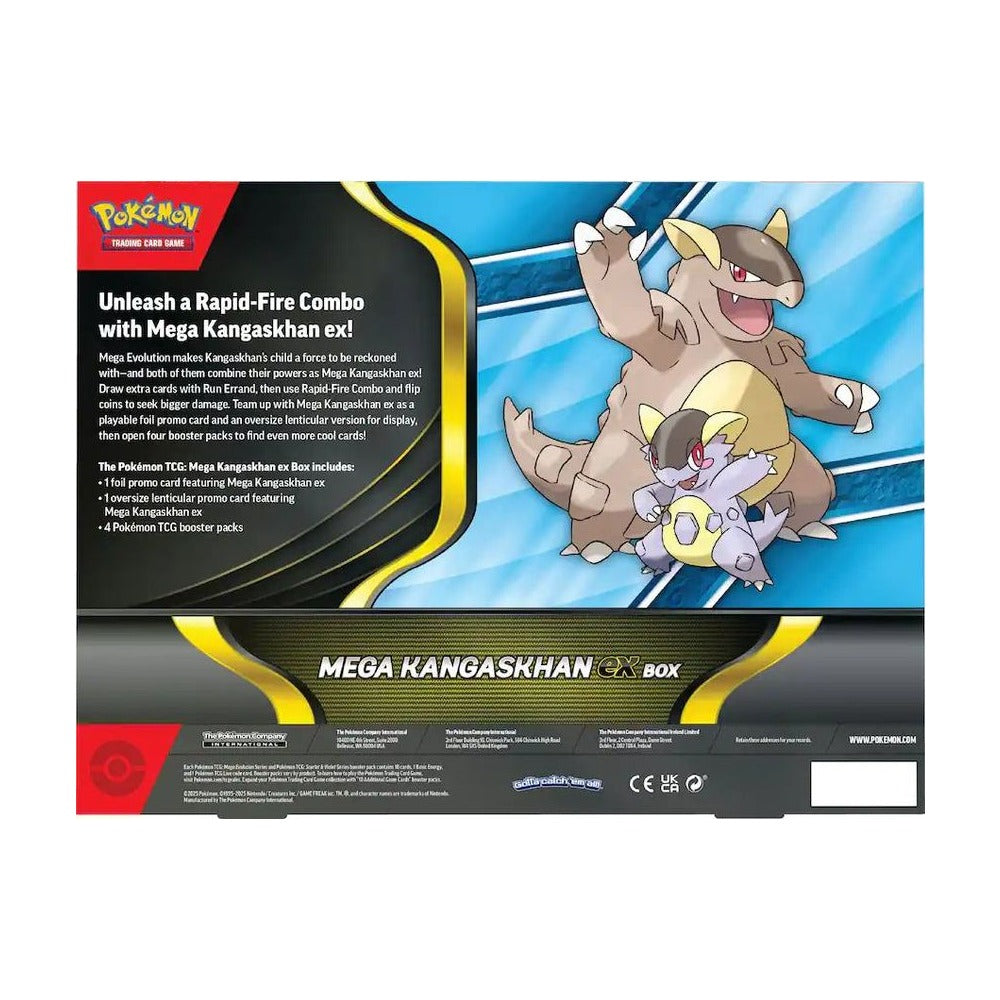 Pokémon - Trading Card Game: Mega Kangaskhan ex Box — back view