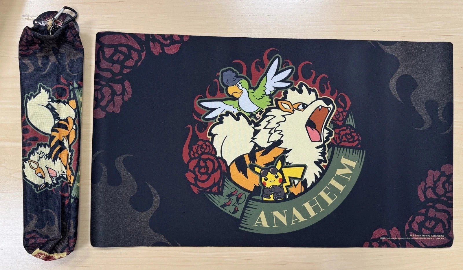 Arcanine Playmat, (2025 Pokemon - World Championships Anaheim) — sealed Pokémon TCG TCG accessory